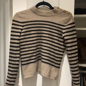 Aqua Striped Sweater